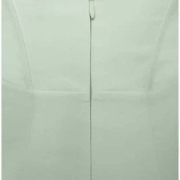 Miss Circle Yemi Sheer Mesh Sleeve Crepe Corset Dress x Mint - Picture 7 of 8